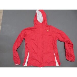Nike ACG Jacket Womens Large Red Hooded FitStorm Outer Layer Windbreaker Hiking